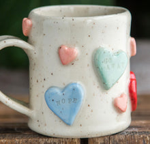 Load image into Gallery viewer, Anti / Pro-Valentines Candy Hearts Mug **PRE ORDER**
